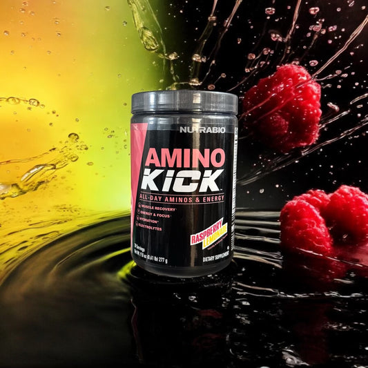 AMINO KICK RASPBERRY LEMONADE NUTRABIO AMINO ENERGY