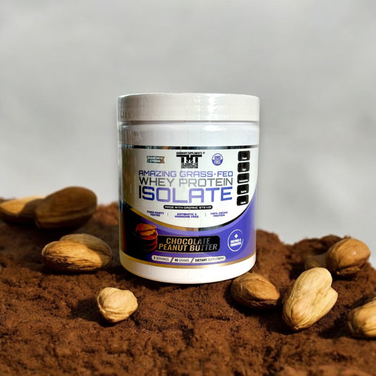 HARDBODY SUPPLEMENTS ORGANIC GRASS FED WHEY ISOLATE PROTIEN CHOCOLATE PEANUT BUTTER