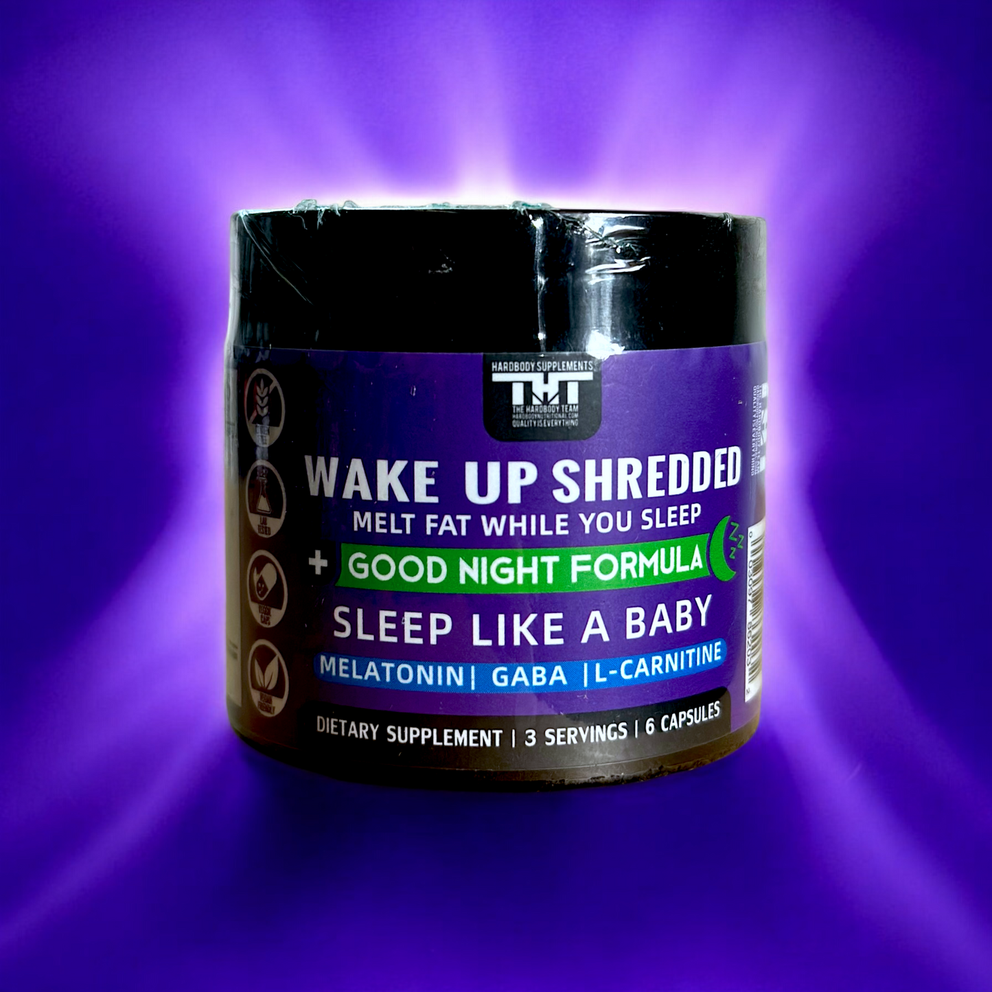 Hardbody Wake Up Shredded Melt Fat While You Sleep SLEEP LIKE A BABY